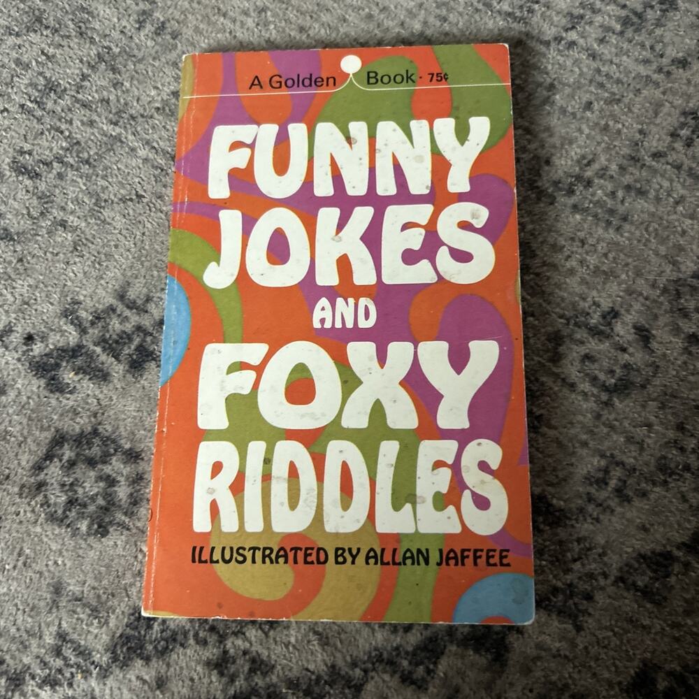 Funny Jokes and Foxy Riddles A Golden Book by Allan Jaffe 1968